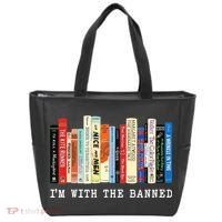I'm With The Banned Tote Bag thumb 0