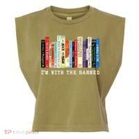 I'm With The Banned Garment-Dyed Women's Muscle Tee thumb 0