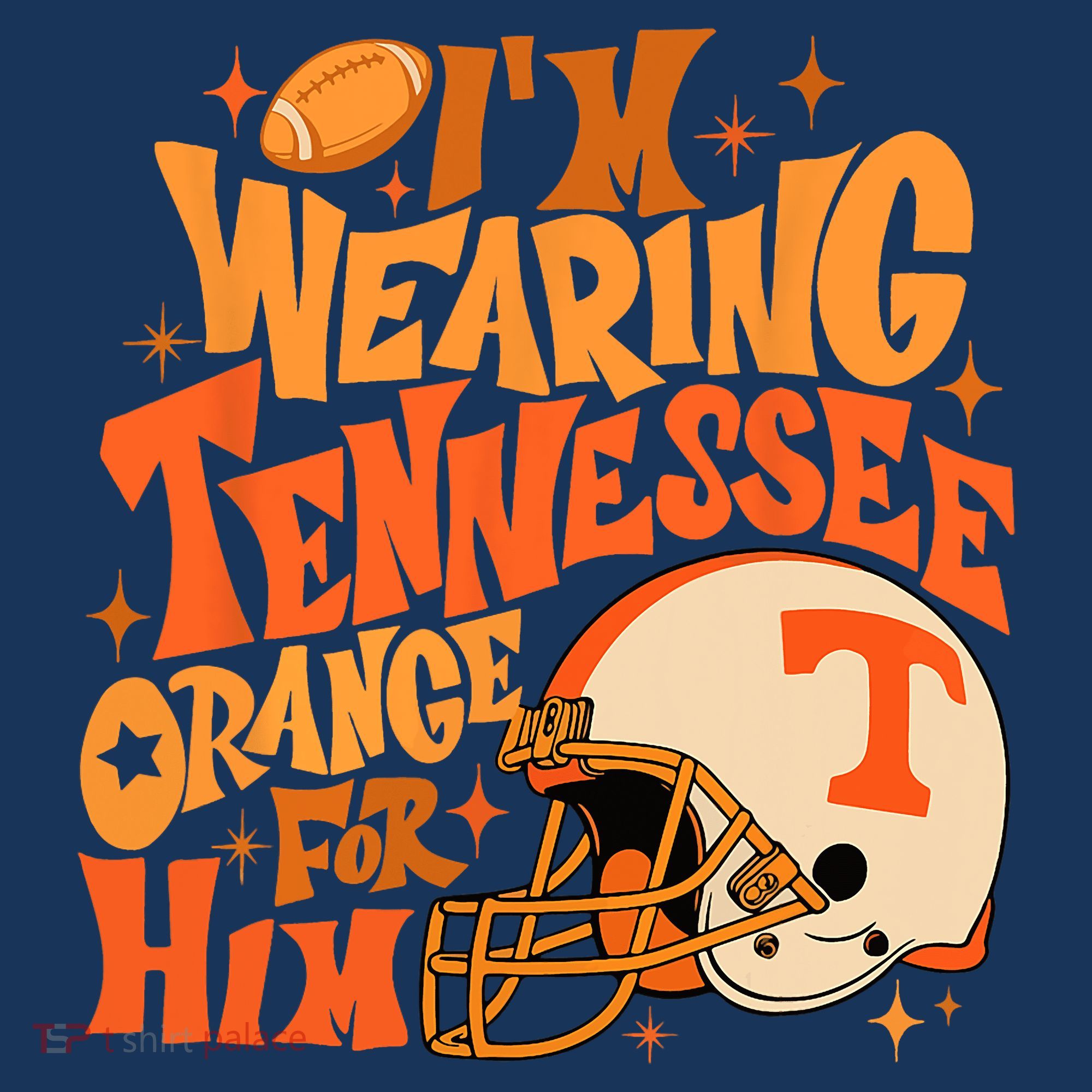 Im Wearing Tennessee Orange For Him Women's Hoodie