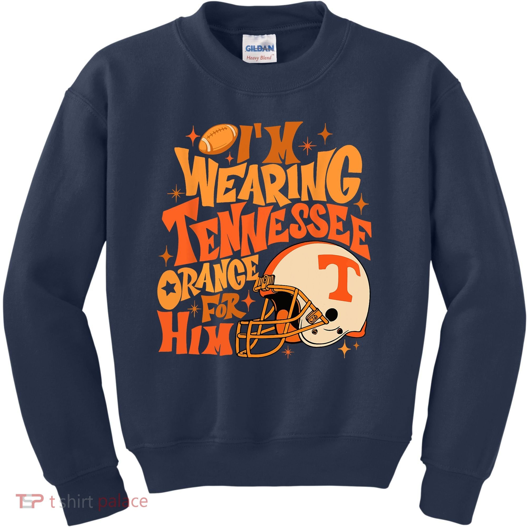 Im Wearing Tennessee Orange For Him Kids Sweatshirt