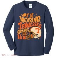 Im Wearing Tennessee Orange For Him Kids Long Sleeve Shirt thumb 0