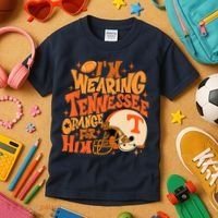 Im Wearing Tennessee Orange For Him Kids T-Shirt thumb 3