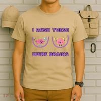 I Wish These Were Brains T-Shirt thumb 6
