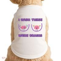 I Wish These Were Brains Doggie Tank thumb 0