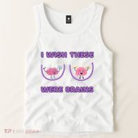 I Wish These Were Brains Tank Top thumb 2