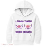 I Wish These Were Brains Kids Hoodie thumb 0
