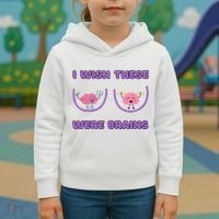 I Wish These Were Brains Kids Hoodie thumb 3