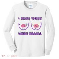 I Wish These Were Brains Kids Long Sleeve Shirt thumb 0