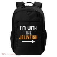 I'm With The Jellyfish Costume Funny Halloween Couple Backpack thumb 0
