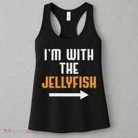 I'm With The Jellyfish Costume Funny Halloween Couple Women's Tank Top thumb 3