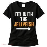 I'm With The Jellyfish Costume Funny Halloween Couple Women's T-Shirt thumb 0