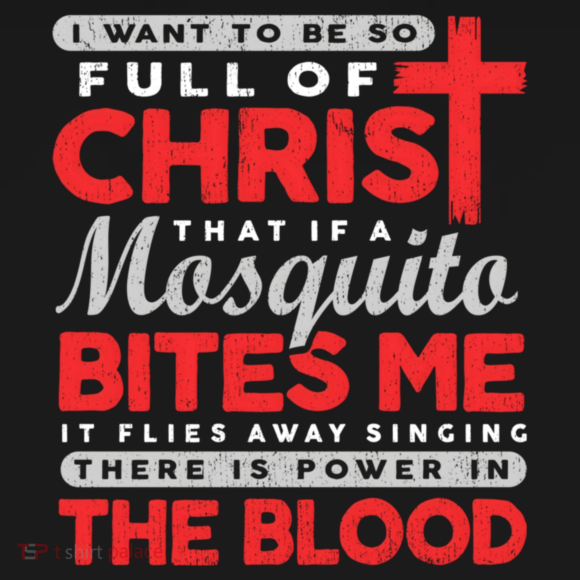 I Want To Be So Full Of Christ That If A Mosquito Bites Me Women's Tank Top