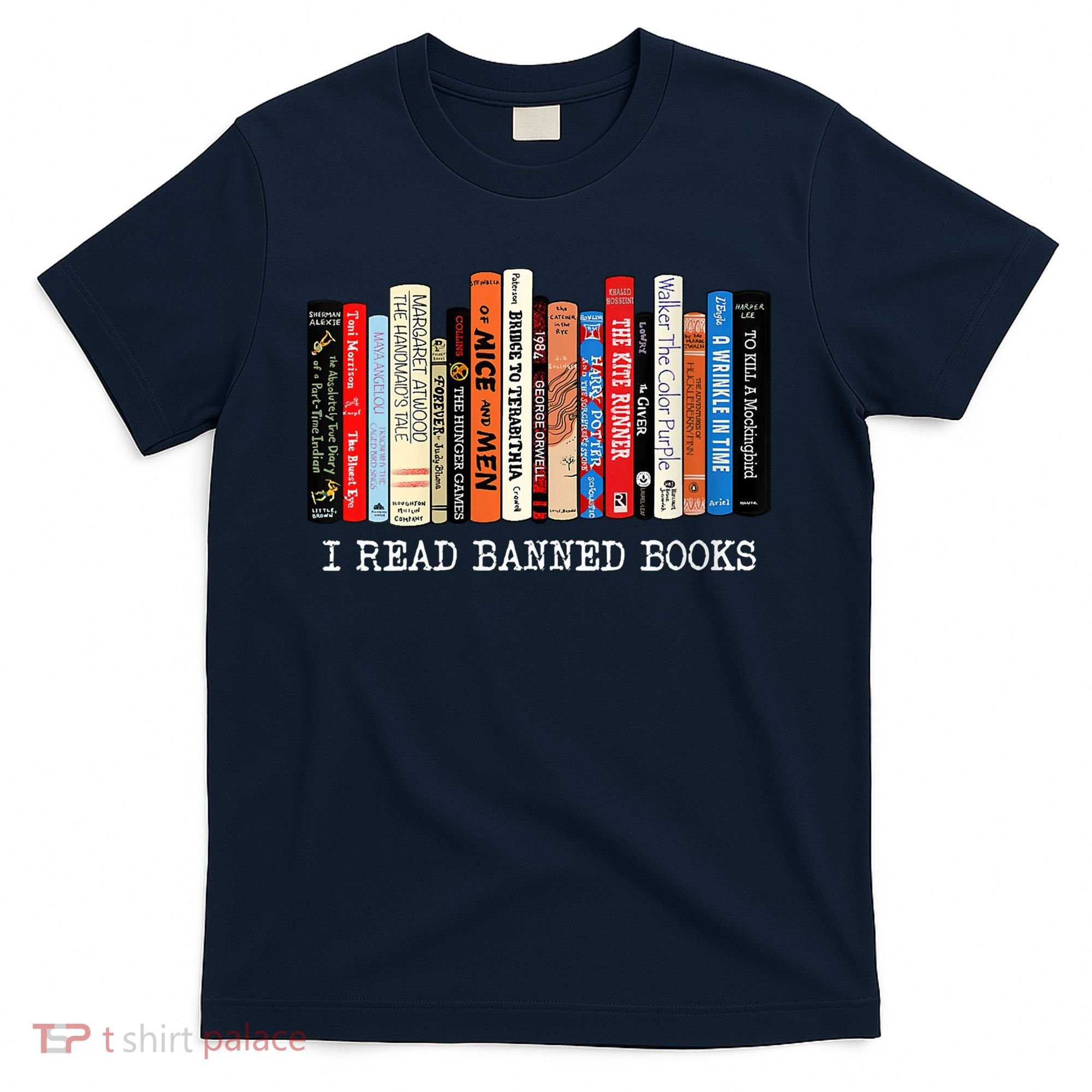 I'm With The Banned Funny Bookworm Shirt Banned Book T-Shirt