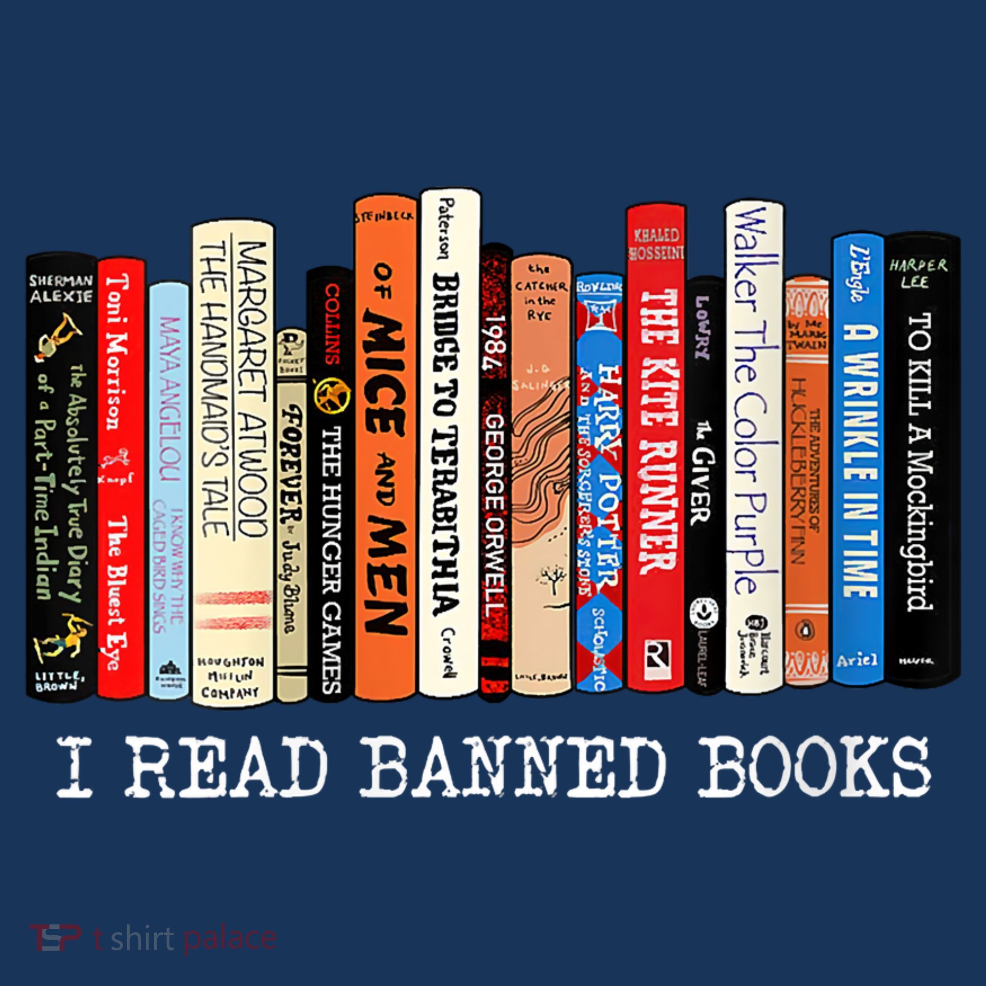 I'm With The Banned Funny Bookworm Shirt Banned Book T-Shirt