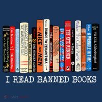 I'm With The Banned Funny Bookworm Shirt Banned Book Women's Hoodie thumb 2