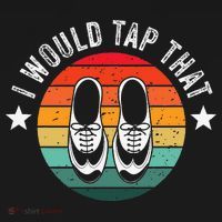 I Would Tap That Recital Tap Dancer Tap Dancing Bucket Hat thumb 4