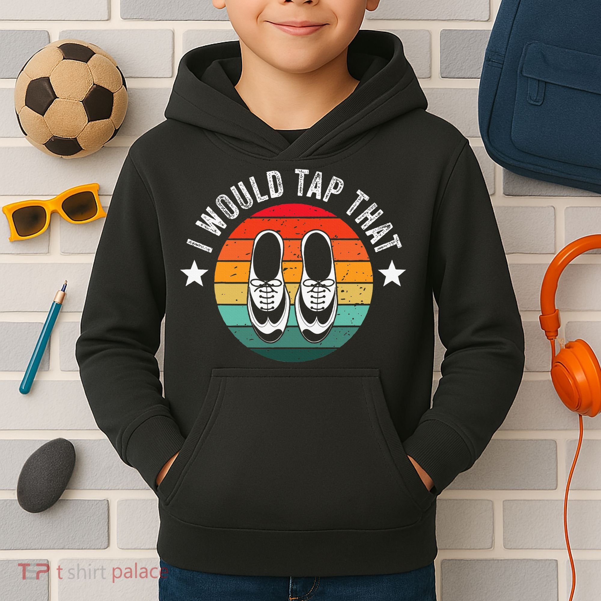I Would Tap That Recital Tap Dancer Tap Dancing Kids Hoodie