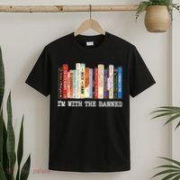 Im With The Banned Banned Books Reading Books T-Shirt thumb 2
