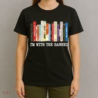 Im With The Banned Banned Books Reading Books T-Shirt thumb 4