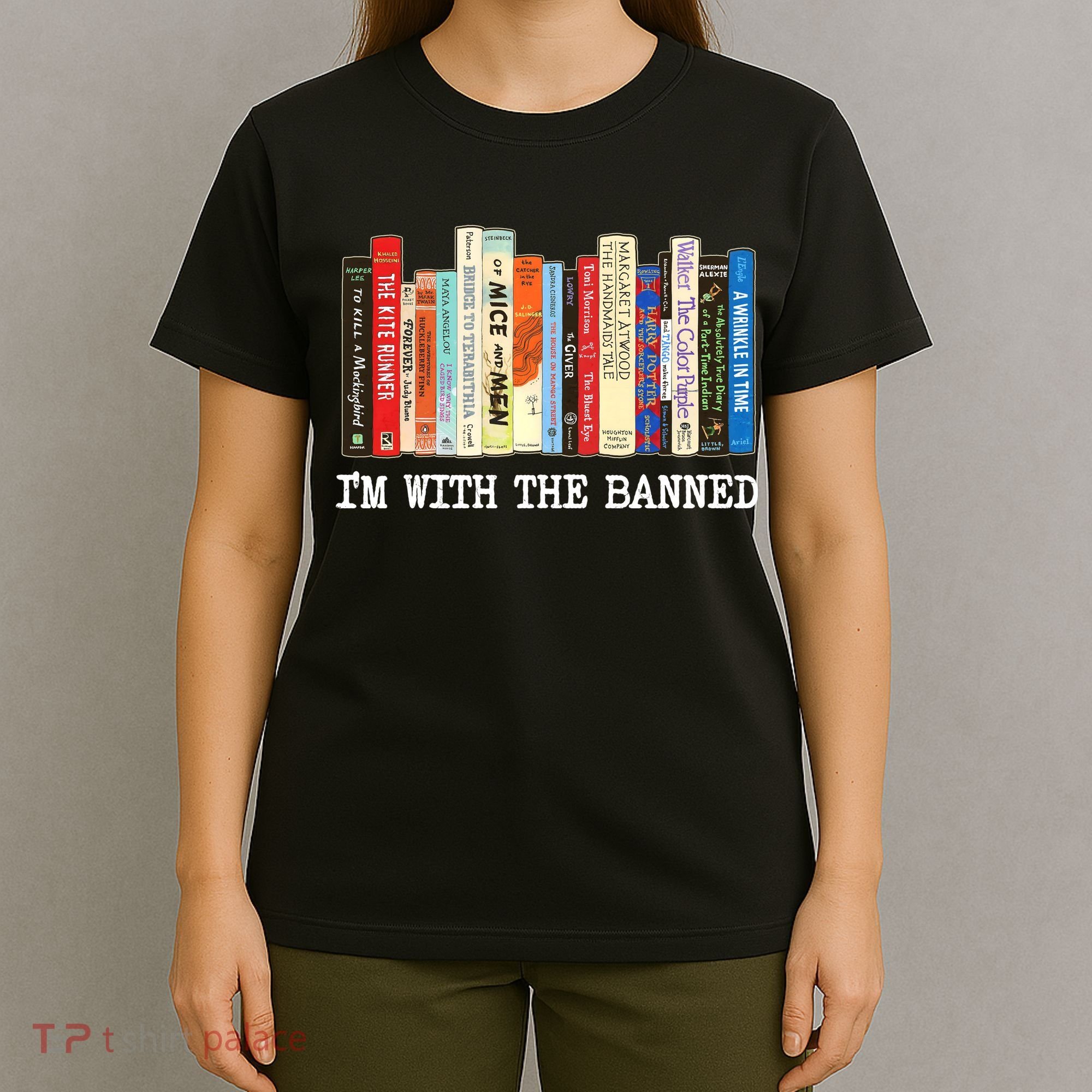 Im With The Banned Banned Books Reading Books T-Shirt