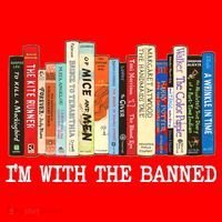 Im With The Banned Banned Books Reading Books Santa Hat thumb 1