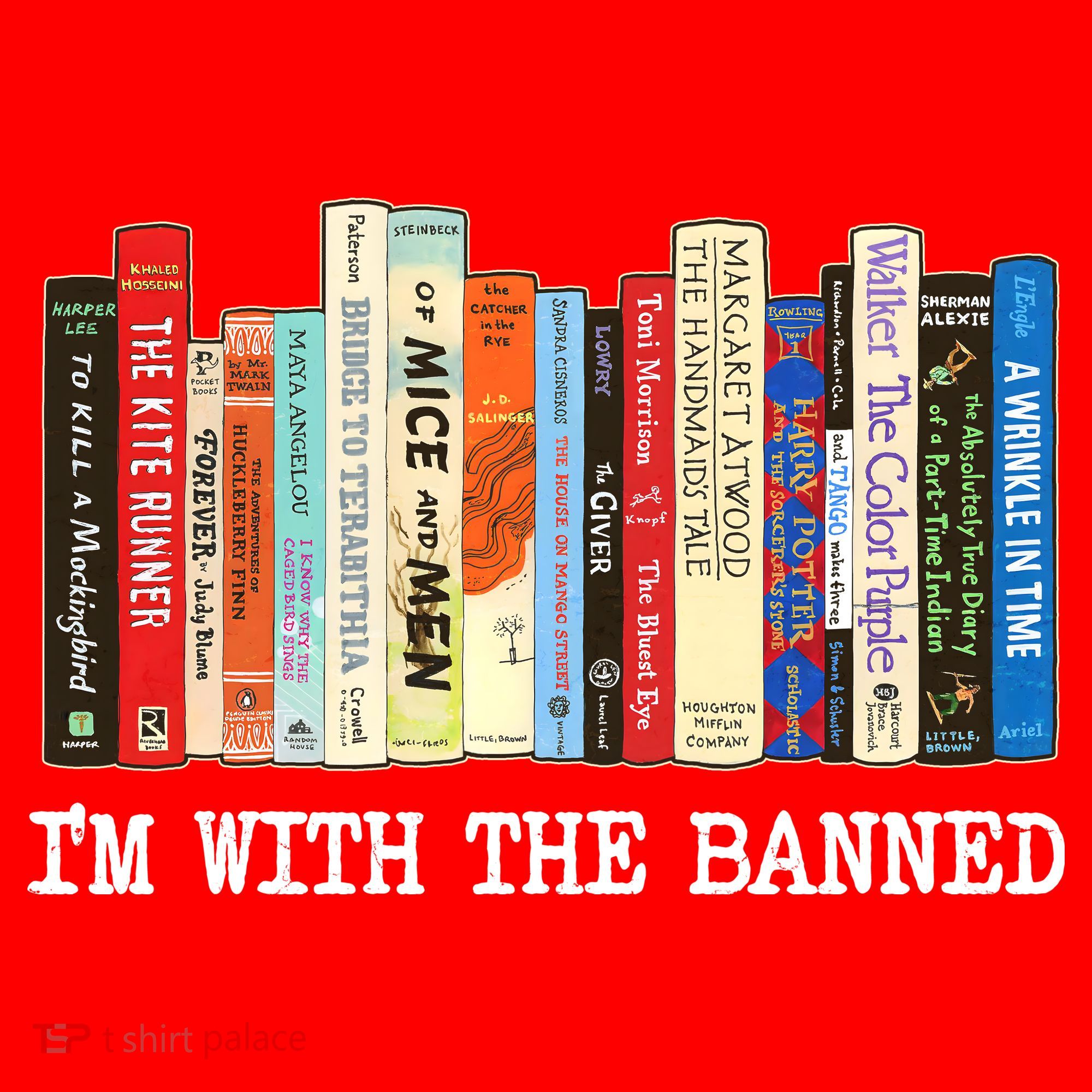 Im With The Banned Banned Books Reading Books Santa Hat