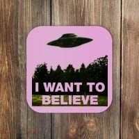 I Want To Believe The XFiles Coaster thumb 0