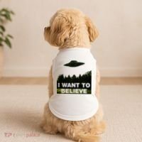 I Want To Believe The XFiles Doggie Tank thumb 2