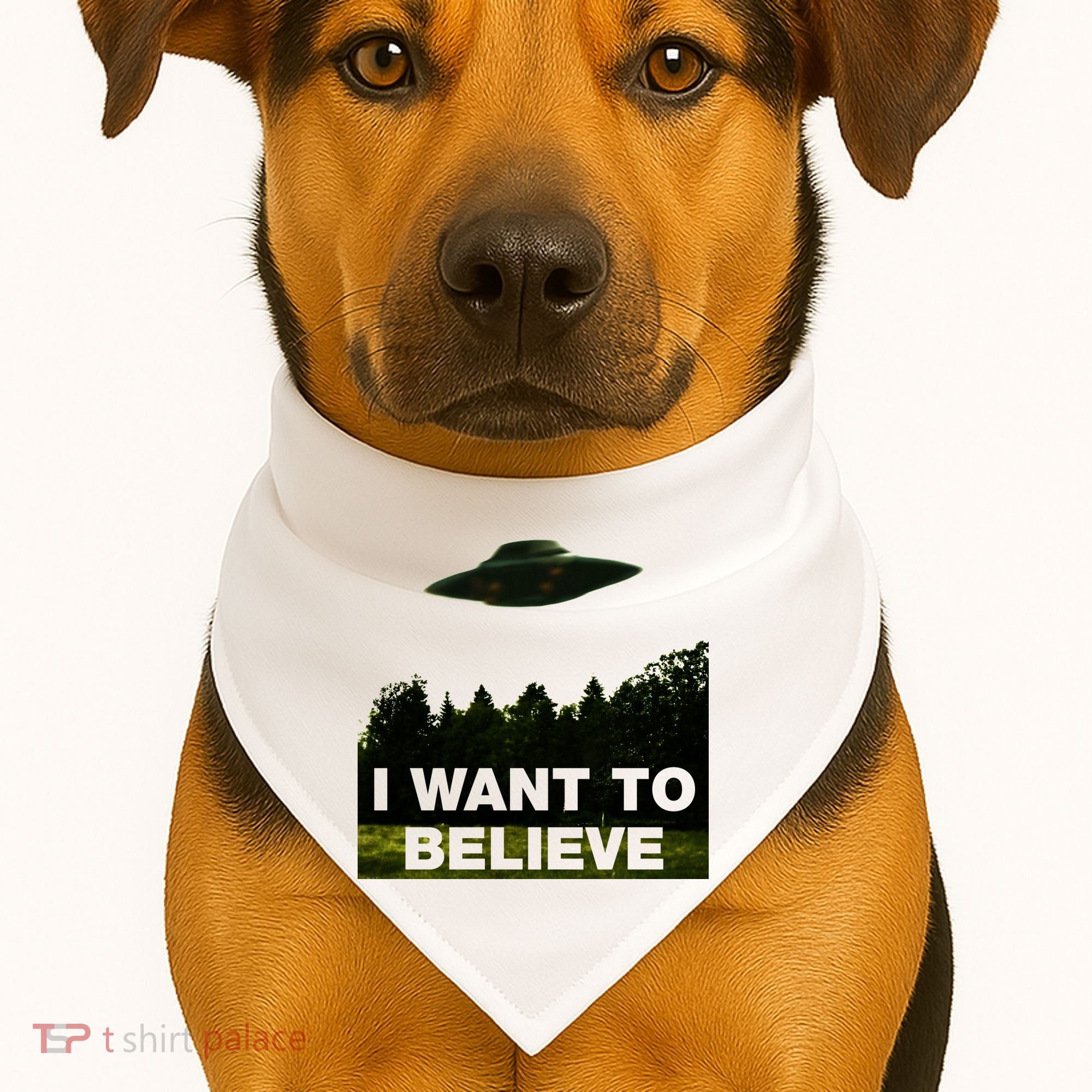 I Want To Believe The XFiles USA-Made Doggie Bandana