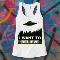 I Want To Believe The XFiles Women's Tank Top thumb 3