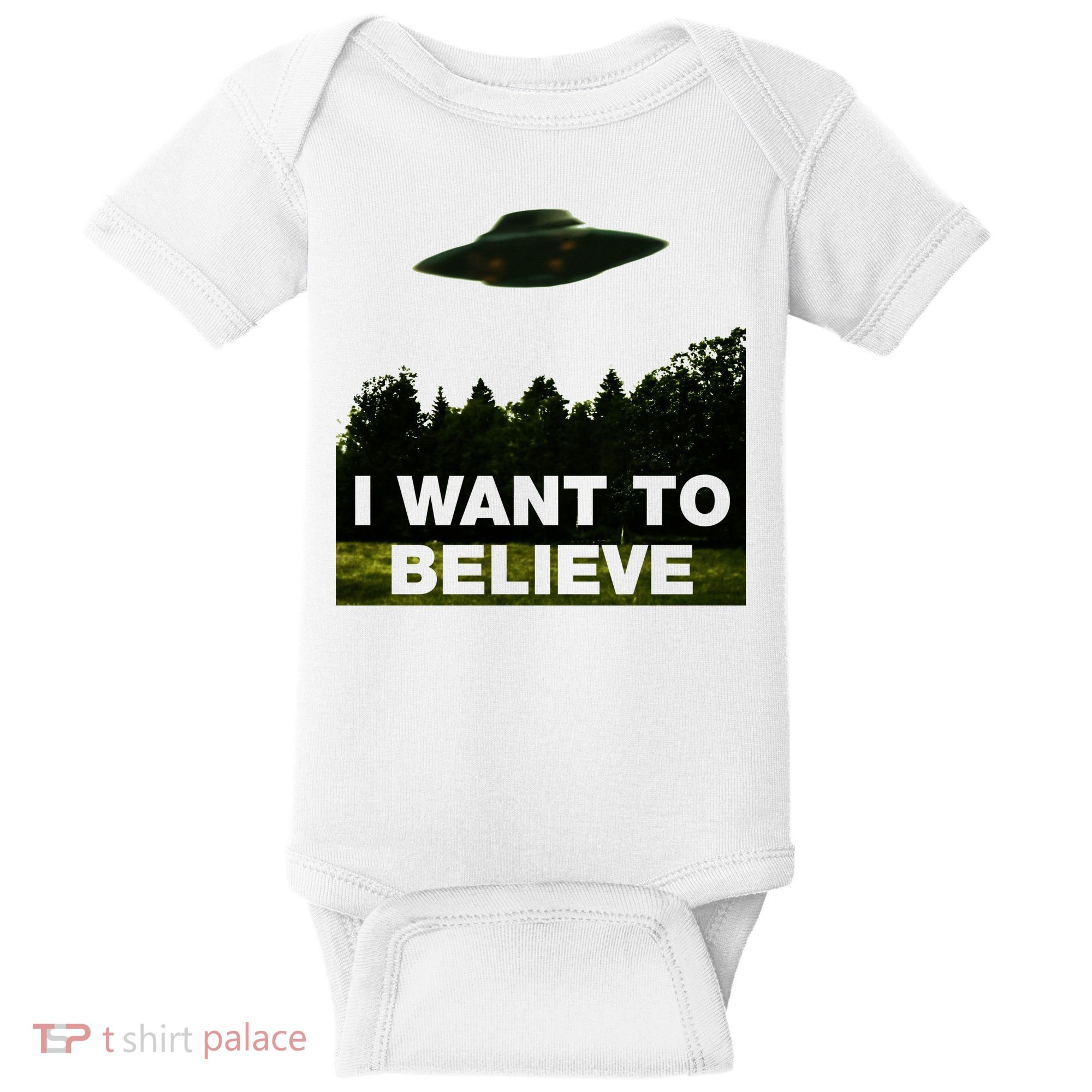 I Want To Believe The XFiles Baby Bodysuit
