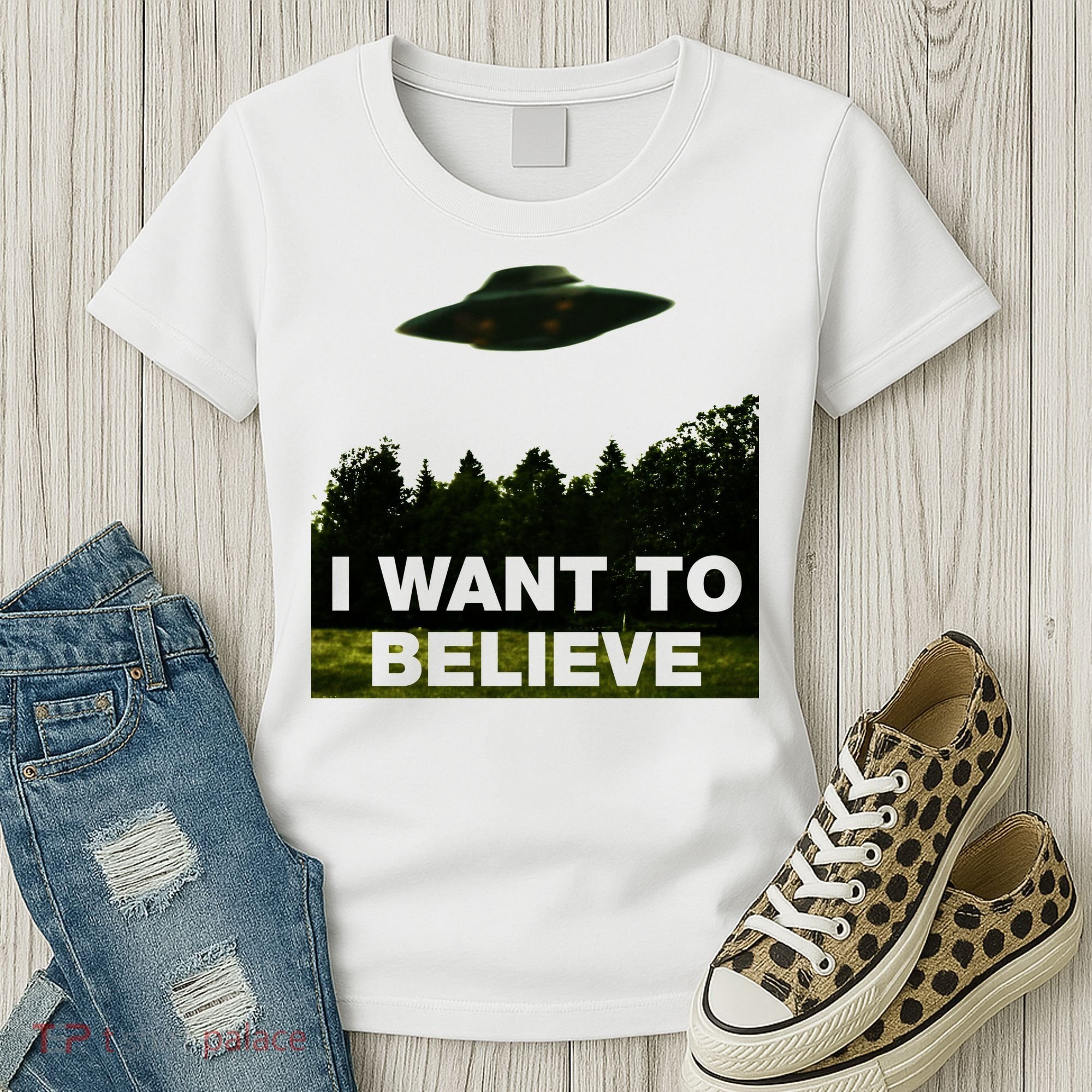 I Want To Believe The XFiles Women's T-Shirt