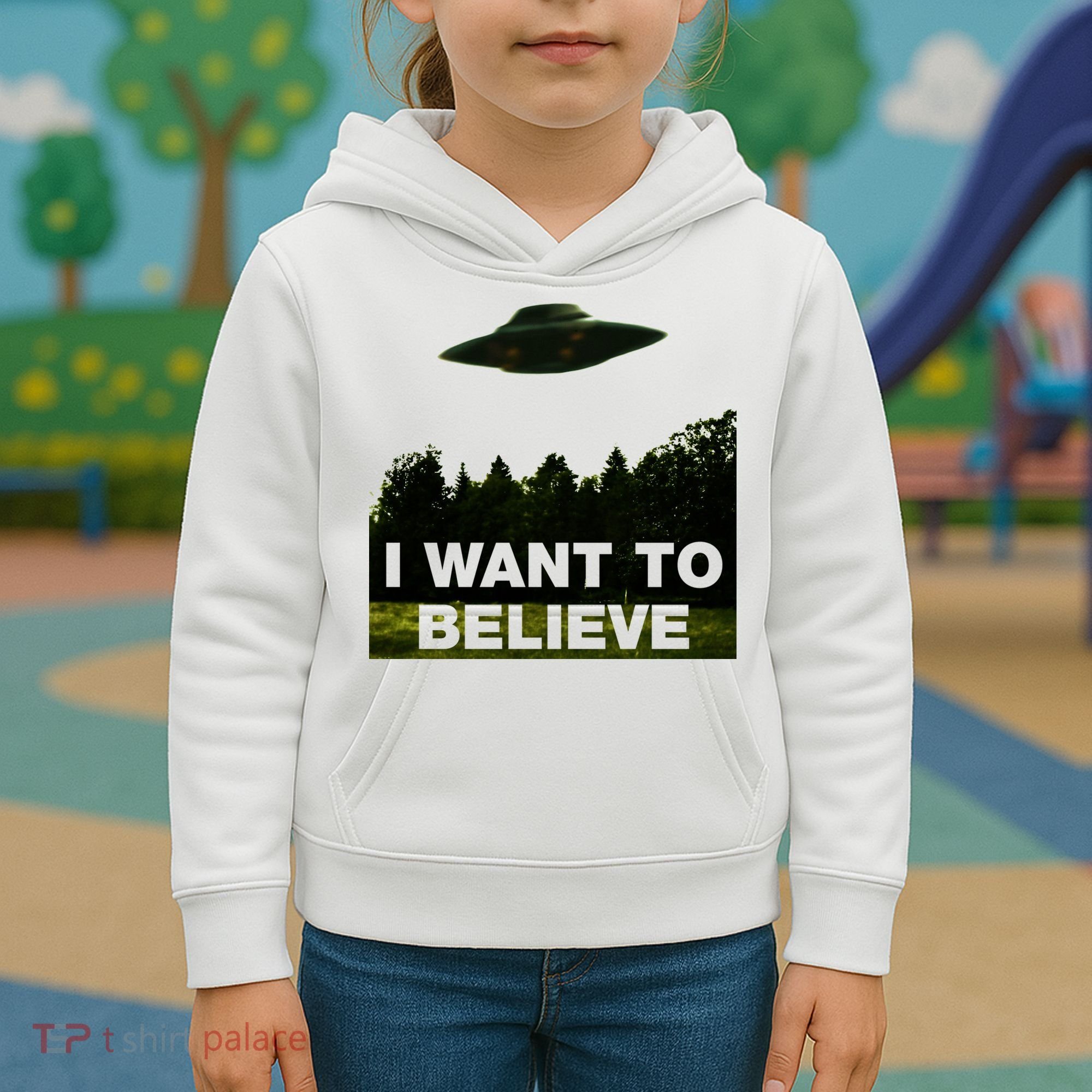 I Want To Believe The XFiles Kids Hoodie