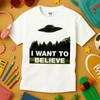 I Want To Believe The XFiles Kids T-Shirt thumb 3