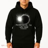 I Was There Total Solar Eclipse Kerrville Texas Hoodie thumb 2