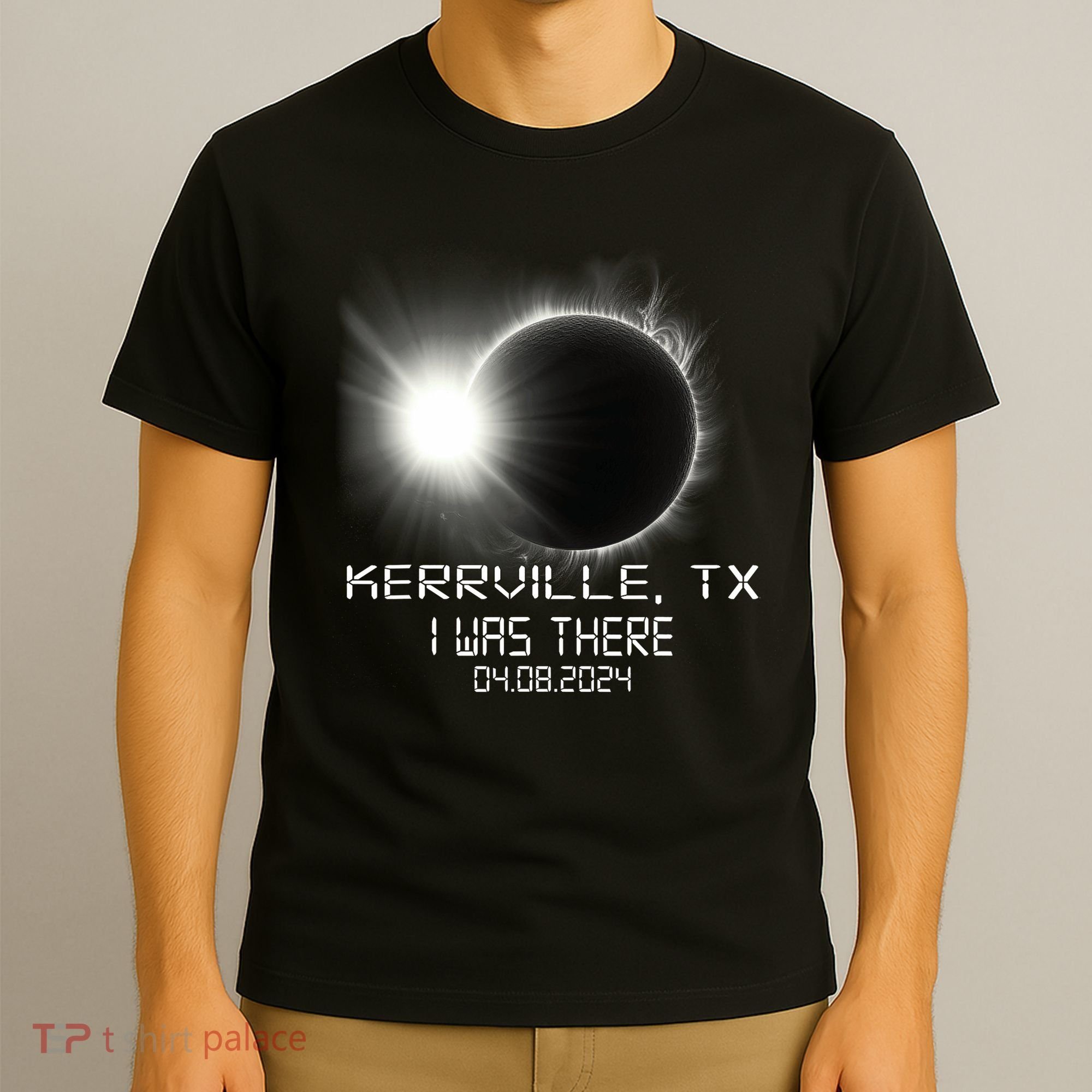 I Was There Total Solar Eclipse Kerrville Texas T-Shirt