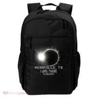 I Was There Total Solar Eclipse Kerrville Texas Backpack thumb 0