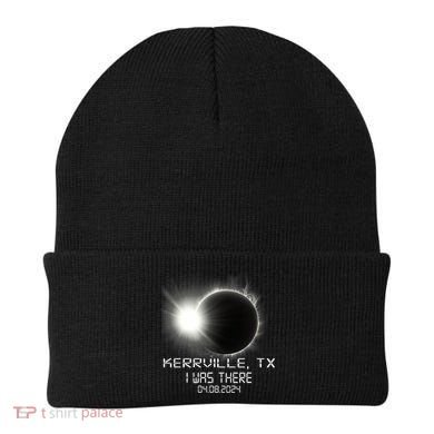 I Was There Total Solar Eclipse Kerrville Texas Beanie