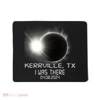I Was There Total Solar Eclipse Kerrville Texas Mousepad thumb 0