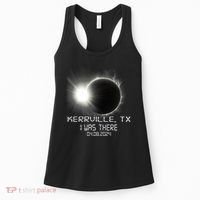 I Was There Total Solar Eclipse Kerrville Texas Women's Tank Top thumb 0