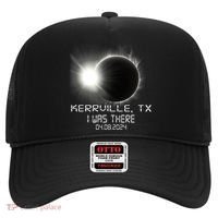 I Was There Total Solar Eclipse Kerrville Texas Hat thumb 0