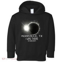 I Was There Total Solar Eclipse Kerrville Texas Toddler Hoodie thumb 0