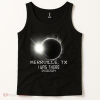 I Was There Total Solar Eclipse Kerrville Texas Tank Top thumb 2