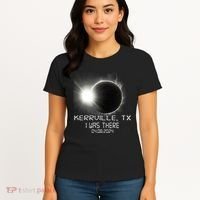 I Was There Total Solar Eclipse Kerrville Texas Women's T-Shirt thumb 4