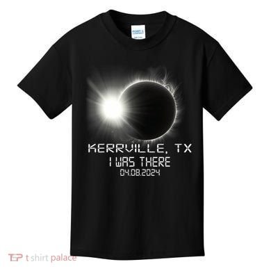 I Was There Total Solar Eclipse Kerrville Texas Kids T-Shirt