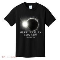 I Was There Total Solar Eclipse Kerrville Texas Kids T-Shirt thumb 0
