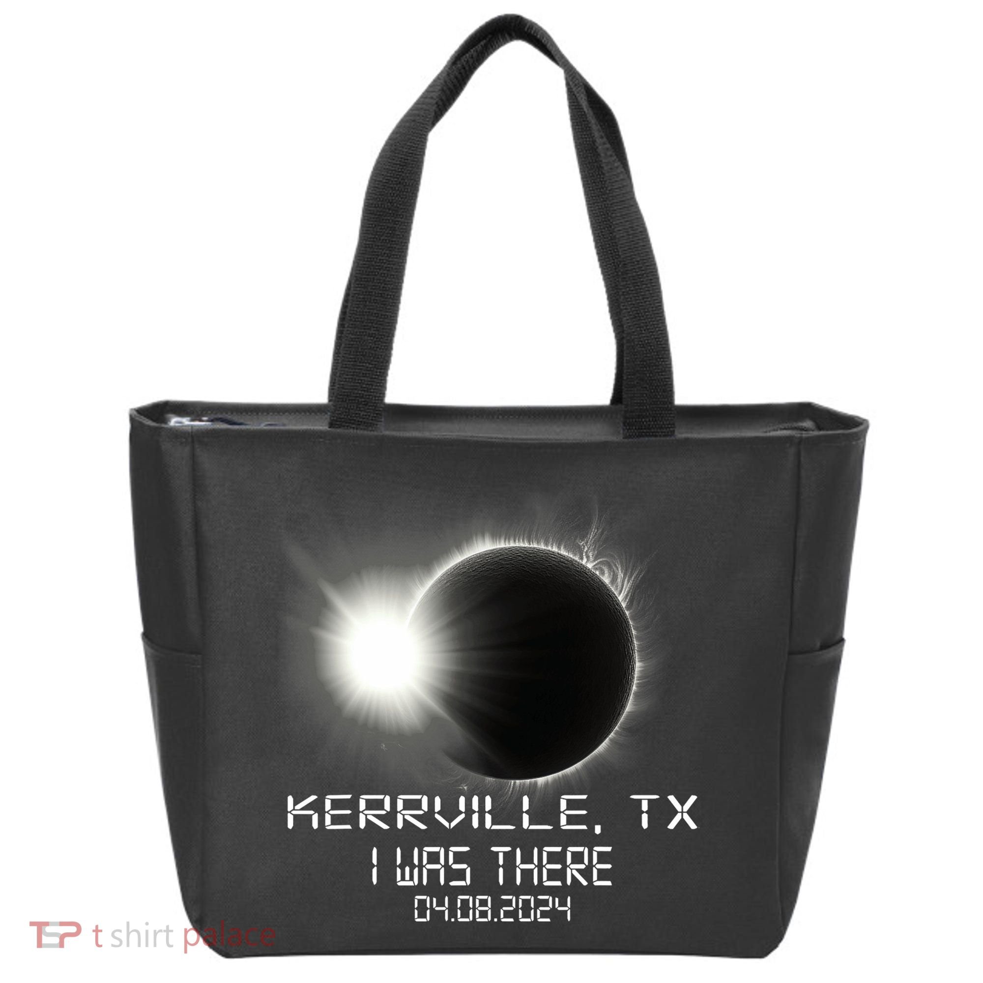 I Was There Total Solar Eclipse Kerrville Texas Tote Bag