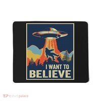 I Want To Believe Bigfoot Area 51 Alien UFO Mousepad thumb 0