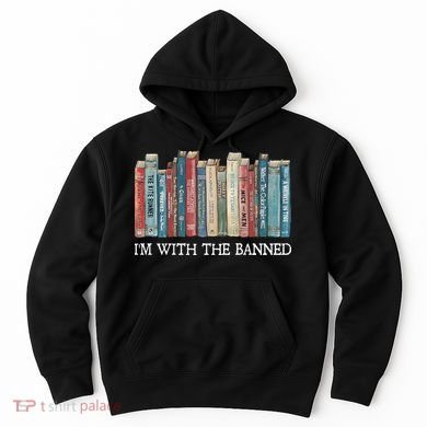 Im With The Banned Books Reading Librarian Hoodie