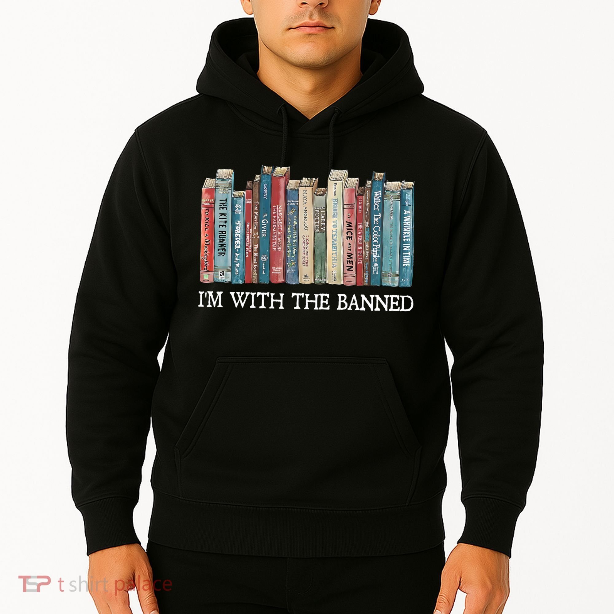 Im With The Banned Books Reading Librarian Hoodie